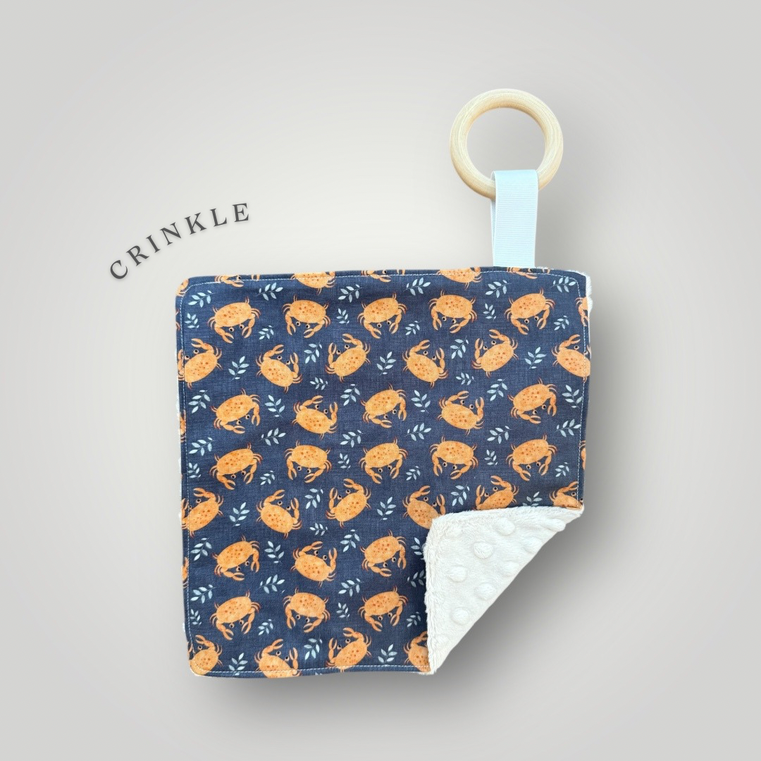 Crinkle Sensory Toy - Crabs