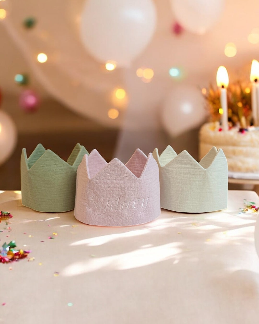 Muslin Crown - Cream