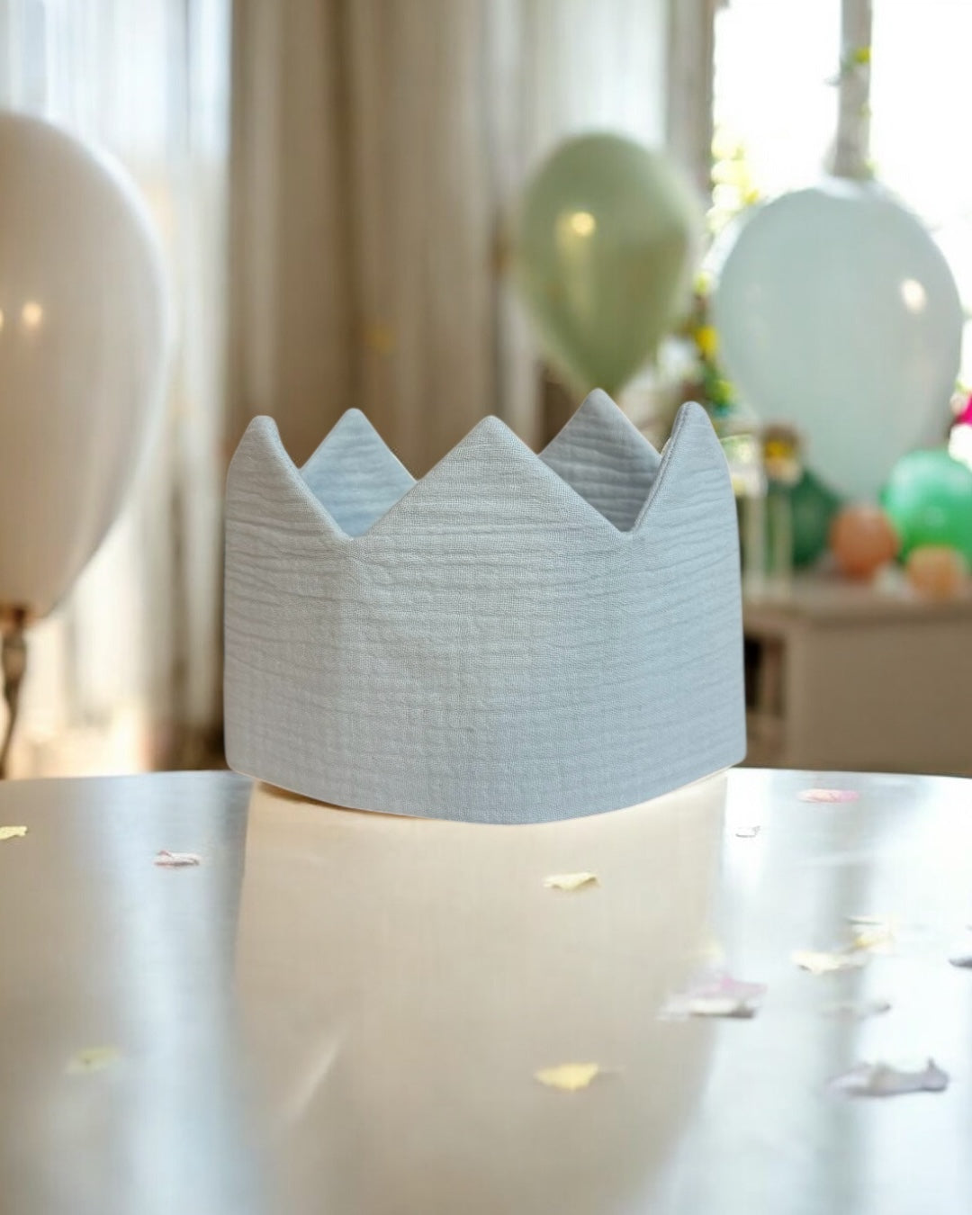 Muslin Crown - Powder Blue
