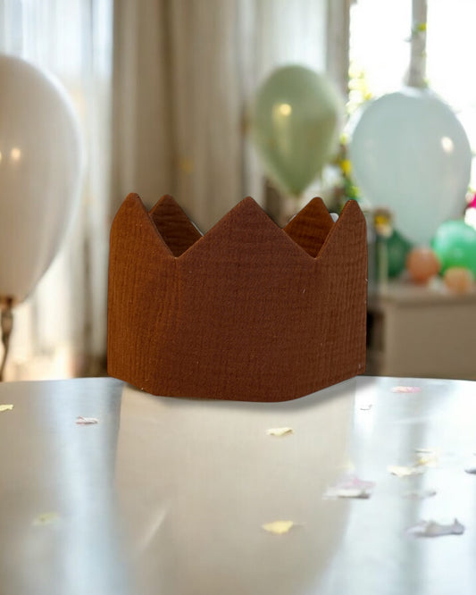 Muslin Crown - Gingerbread