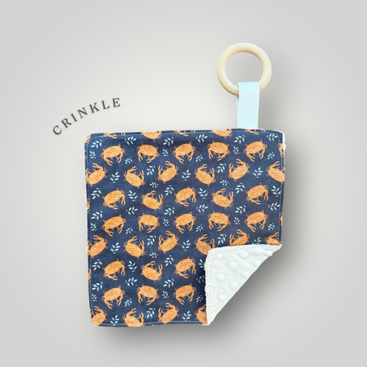 Crinkle Sensory Toy - Crabs