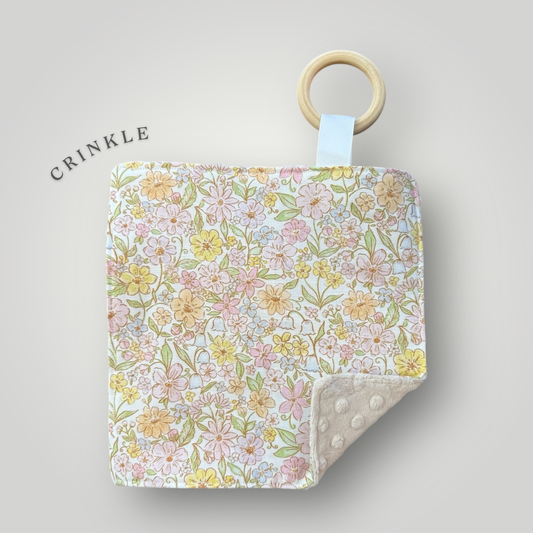 Crinkle Sensory Toy - Floral