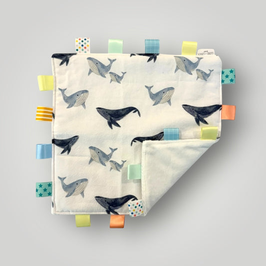 Plush Sensory Blanket - Ocean Friends
