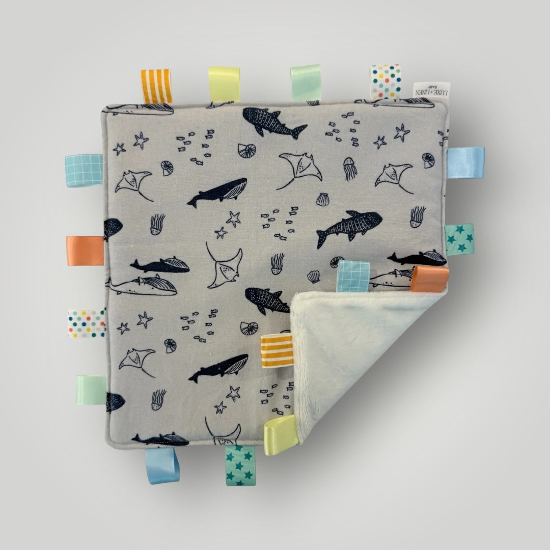 Plush Sensory Blanket - Under the Sea