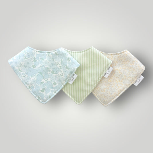 Blue Floral Trio