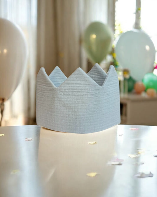 Muslin Crown - Powder Blue