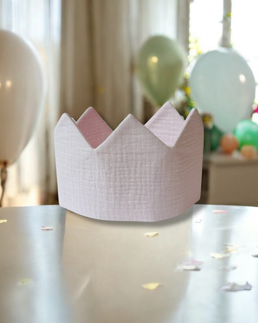 Muslin Crown - Blush Pink