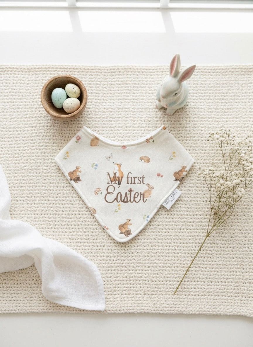 My First Easter Embroidered Bib & Gift Set