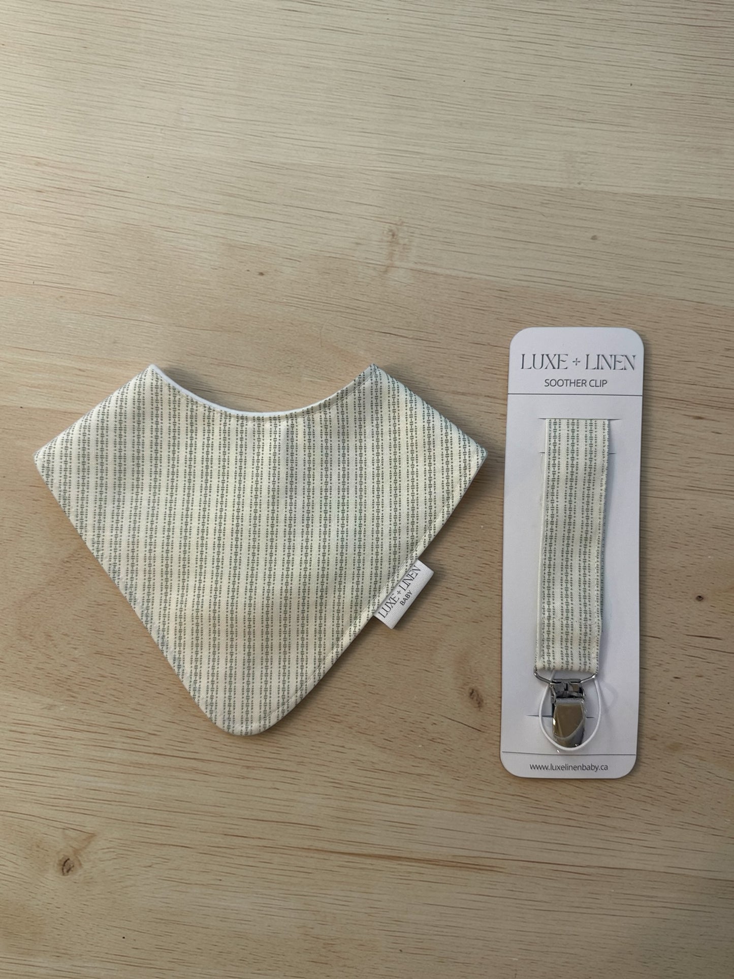 Bib & Soother Set